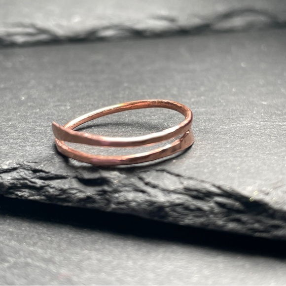 Artisan Adjustable Copper Wrap Ring - Picture 9 of 13